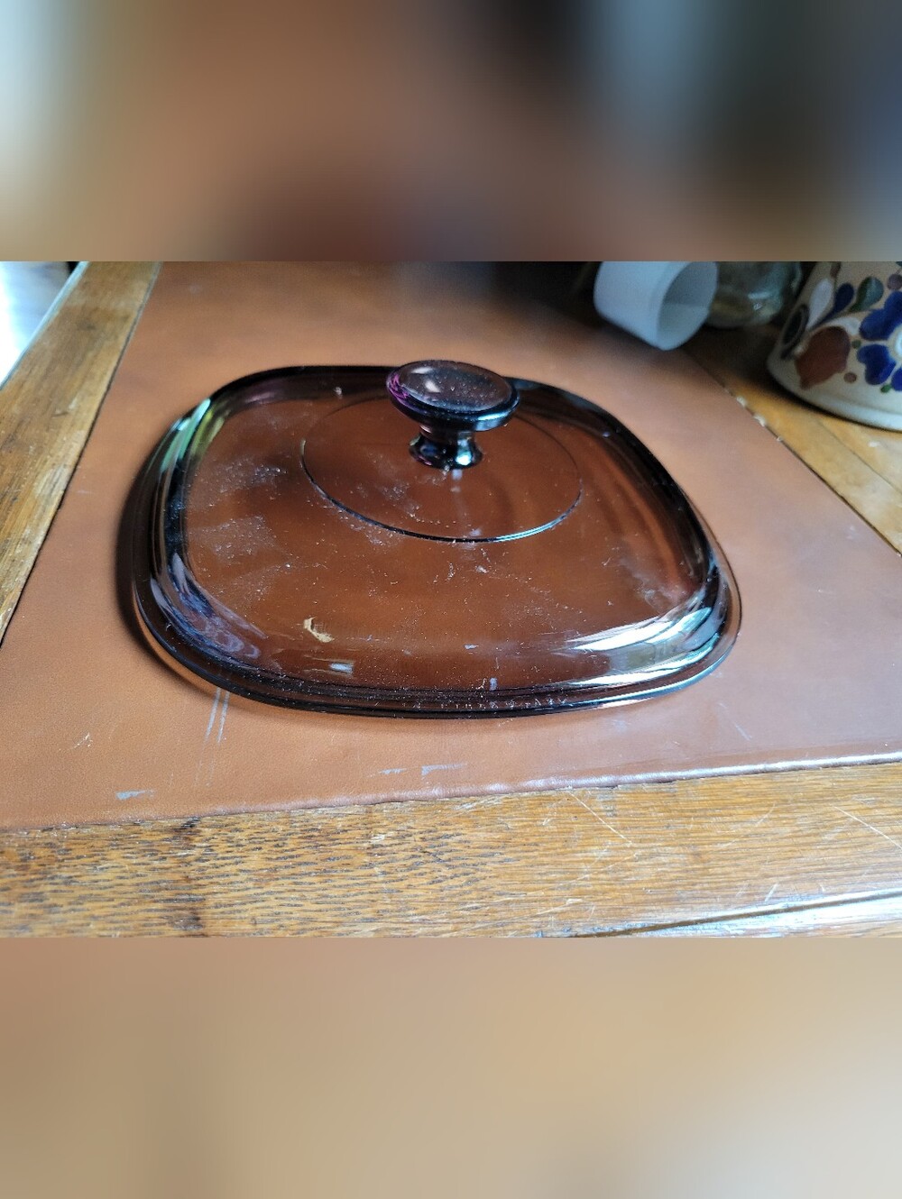 Pyrex A-9-C 8x8" Square Replacement Lid for Corning Ware Casserole Dish